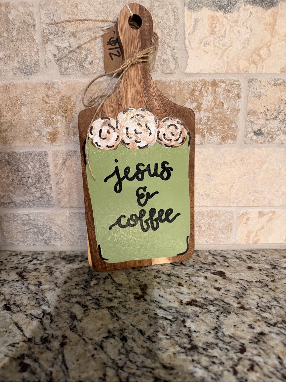 Hand painted cutting board